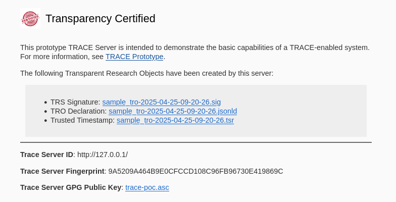 Sample webserver